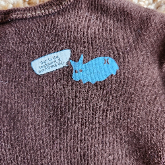 Hurley Baby Onesie in Brown - Picture 5 of 5